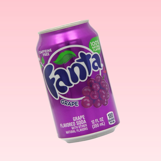 Fanta Grape Soda Cans USA